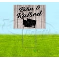 thumbnail image 1 of Born & Raised Washington (18" x 24") Yard Sign, Includes Metal Step Stake, 1 of 6