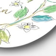 thumbnail image 2 of Designart 'Mediterranean Breeze XII' Farmhouse Metal Circle Wall Art, 2 of 3