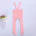 thumbnail image 2 of Kiapeise Breathable Infant Suspender Pantyhose, Spring Autumn Baby Girls Boys Cute Solid Color High Waist Navel Protection Leggings, 2 of 5