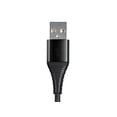 thumbnail image 6 of Monoprice USB 2.0 Micro B to Type A Charge & Sync Cable - 6 Feet - Black | Nylon-Braid, Durable, - AtlasFlex Series, 6 of 6