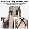 thumbnail image 3 of Multi-pocket Anti-Theft Double Shoulder Bag for Travel and Daily Use, Men's Leisure Adjustable Underarm Backpack(Army Green),Pink, 3 of 7