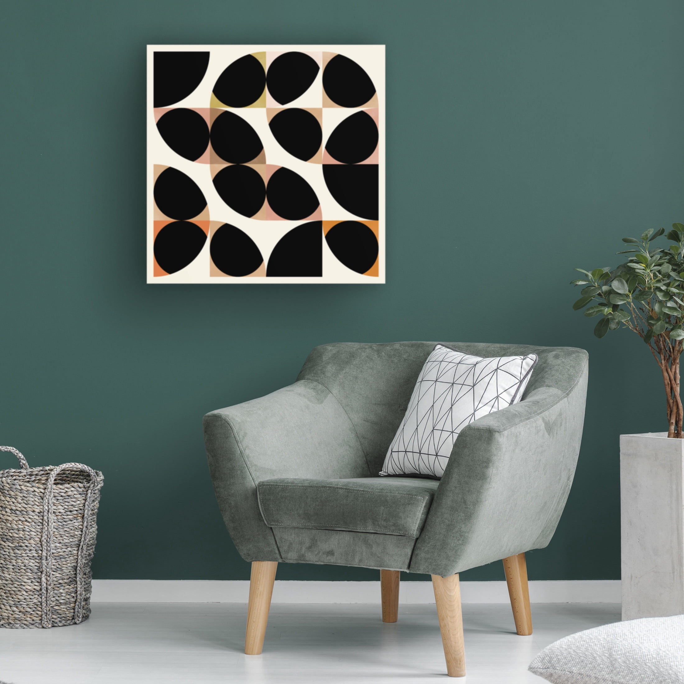 Trademark Fine Art Ana Rut Bre Circles Nov 19 B Unround Dots Canvas Wall Art