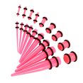 thumbnail image 3 of Kit De Estiramiento De Medidores De Oreja De 18 Piezas Tapones Cónicos 14G-00G Expansores Rosa Sunnimix Kit de estiramiento de medidores de oído, 3 of 5