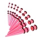 thumbnail image 3 of Kit De Estiramiento De Medidores De Oreja De 18 Piezas Tapones Cónicos 14G-00G Expansores Rosa Sunnimix Kit de estiramiento de medidores de oído, 3 of 5