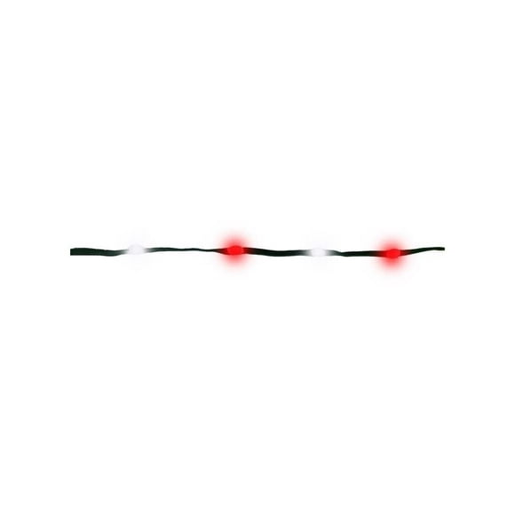 Cinta LED String Light Celebrations 200 unidades, color rojo y blanco, 10 m