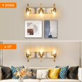 thumbnail image 2 of Lámpara de Baño Foucasal de 3 Luces Acabado Níquel Cepillado 60 cm, 2 of 7