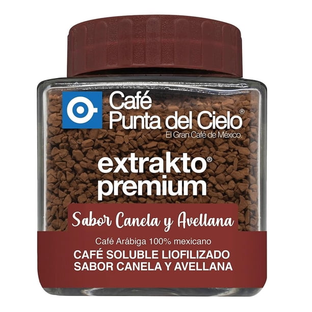 Café Punta del Cielo liofilizado crema canela avellana 110 g