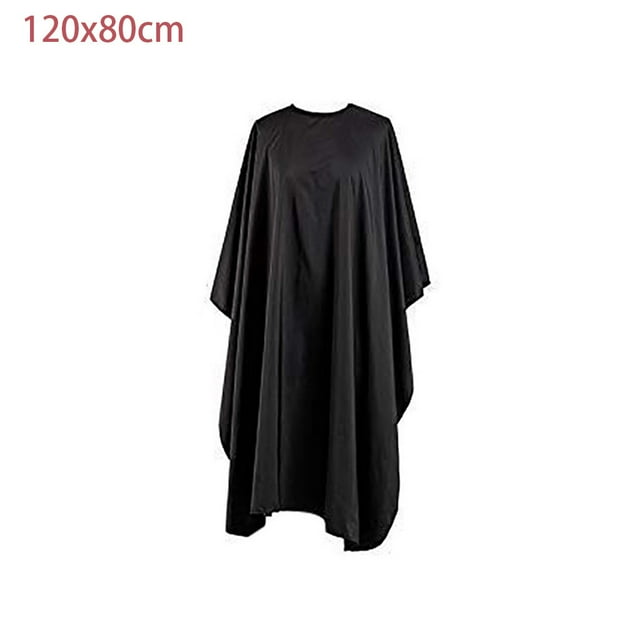 Bargain Violete Black Cloth Hair Salon Nylon Shawl with Snap Closure