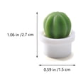 thumbnail image 4 of 24pcs Frigorífico Frigorífico Cactus estereoscópico Calcomanías Frigorífico Pegatinas Cocina Dibujos animados Calcomanías, 4 of 5