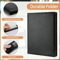 thumbnail image 4 of sixwipe Padfolio Clipboard Folder, Faux Leather Storage Clipboard with Cover for Legal Pad Holder Letter Size A4 Writing Pad for Business School Office Conference Notepad Clip Boards, 4 of 7