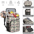 thumbnail image 5 of Travel Cooler Bag - Pioneer Flower Camping Beer Cooler Backpack with Bottle Opener- Waterproof Insulated Picnic Backpacks - Cooler Bag for Beach, 5 of 6