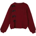 thumbnail image 5 of Suéter holgado con lazo para mujer, Top de punto grueso de estilo ocioso, ropa exterior de moda Vintage japonesa, primavera y otoño, 5 of 5