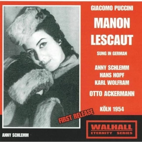 Schlemm - Manon Lescaut - Music & Performance - CD