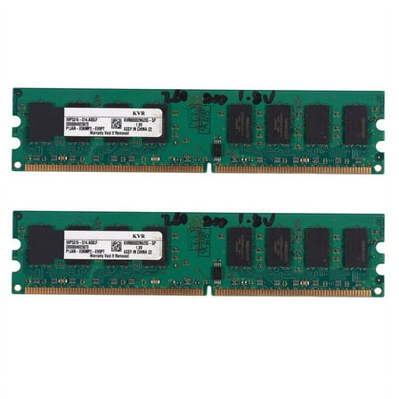 2X 2GB DDR2 PC2-6400 800MHz 240Pin 1.8V Desktop DIMM Memory RAM for , for AMD(2GB/800,W)
