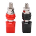 thumbnail image 2 of Power Terminal, Clear Color 4mm Binding Post With 4mm Plug For Electronic Equipment, 2 of 7