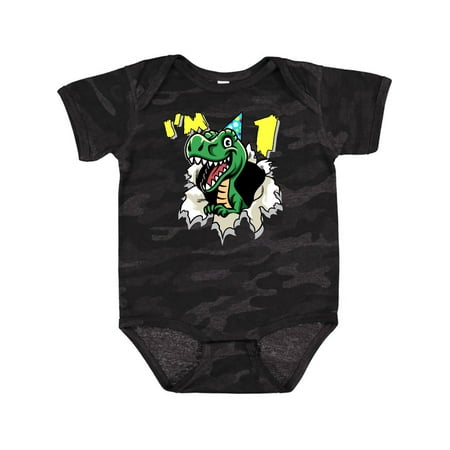 

Inktastic I m One Dinosaur Gift Baby Boy or Baby Girl Bodysuit