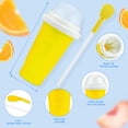 thumbnail image 3 of Taza para hacer granizados, taza mágica para batidos congelados rápidos, taza portátil para hacer granizados de doble capa, máquina de granizados con pajita y cuchara, máquina para hacer helados, rega, 3 of 5