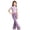 Purple, variant on Ticikt Stretch Flare Dance Pants, High Waist Slim Yoga Trousers for Girls Sports & Training Wear,Black