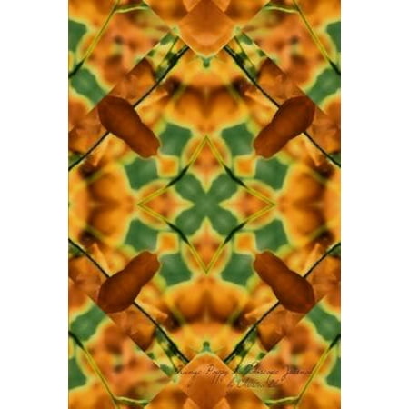 Orange Poppy Kaleidoscope Journal: (Blank Book, Notebook, Diary)