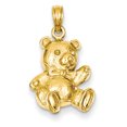 thumbnail image 1 of Pendentif Ours en Peluche en Or Jaune 14K, 1 of 2