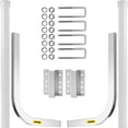 thumbnail image 1 of VEVOR Boat Trailer Guide-on, 22", 2PCS Steel Trailer Post Guide ons, with White PVC Tube Covers, Complete Mounting Accessories Included, for Ski Boat, Fishing Boat or Sailboat Trailer, 1 of 9