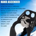thumbnail image 3 of Hand Ascender Stable Fixing Non Slip Strong Grip for Mountaineering  Aluminum Alloy, 3 of 8