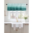 thumbnail image 2 of Valances for Windows Abstract Ocean Rod Pocket Cafe Window Treatments Valance Curtains for Kitchen Bathroom Laundry Basement Windows 42"x12", 2 of 9