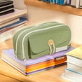 thumbnail image 1 of Style Rope Pencil Holder Large Capacity Layered Pencil Organizer Minimalist Pen Pouch With Zipper Pen Pouch Bag Craft Table Craft Organizers And Storage Drawers Stationery Pens Organizer Crafts for, 1 of 3
