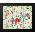 thumbnail image 2 of Brent, Paul 24x20 Black Modern Framed Museum Art Print Titled - Perched Birds, 2 of 5