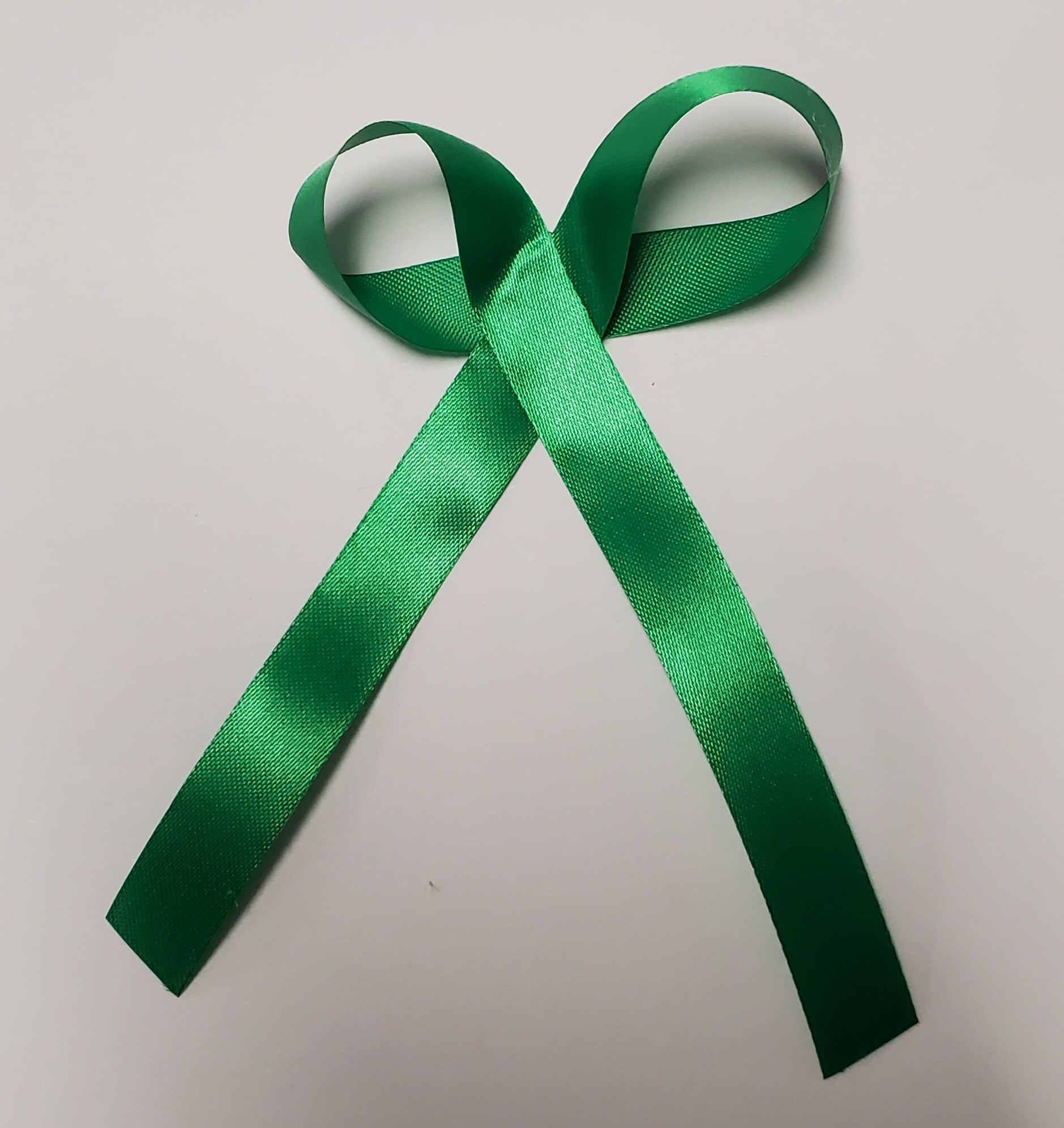 Personalized Ribbons Baby Bridal Shower Wedding Favors Custom Made Green 25 Satin Bowws