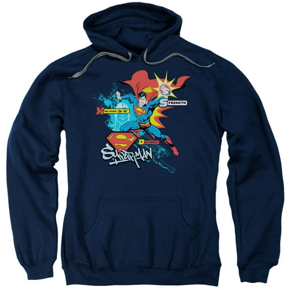 Superman - Abilities - Pull-Over Hoodie - Small