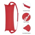 thumbnail image 4 of Uxcell Almohadas de Chaise al Aire Libre, Resistente al Agua con Correa Elástica Ajustable para Silla, Paquete de 2 Rojas, 4 of 7