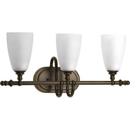Progress Lighting P2076 Revive 3 Light Bathroom Vanity Progress Lighting P2076 Revive 3 Light Bathroom Vanity