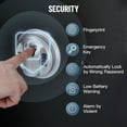 thumbnail image 3 of AKDSteel 5-6 Gun Safe for Rifles & Pistols, Large Biometric & Digital Keypad Gun Cabinet with Adjustable Rack & Removable Shelf, Heavy Duty Security Safe, 3 of 8