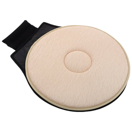 Minkissy Swivel Chair Cushion Rotating Seat Cushion in Beige for Car Use 1Pack