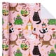 thumbnail image 2 of Papel de regalo navideño para gatos WRAPAHOLIC, 43 x 10 m, color rosa, 2 of 7