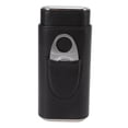 thumbnail image 6 of Cigar Holder Case, Wear  Glossy Large Caliber 3 Finger Cigar Case Soft With Cutter For Travel Black,Brown, 6 of 8