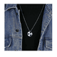 thumbnail image 4 of Collar Con Dije Disco Pesas Y Pulsera Mancuerna  Xtellar Acero Inoxidable Gym Fit, 4 of 4