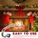 thumbnail image 5 of 10Pcs Christmas Stocking Holders for Mantle, Heavy Duty Damage Free Stocking Hangers with Non-Slip Strips Mantle Fireplace Stocking Hooks for Christmas Party Decoration, 5 of 10