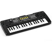 Mixfeer 37-Key Portable Electronic Piano Keyboard for 3-9 Year Old Kids Gift, Black