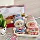 thumbnail image 2 of Mini ropa de muñeca de peluche de 17cm, accesorios de atuendo para Corea, Kpop, Labubu, ídolo, fiesta sentada V1 V2, conjunto de sombrero y mono de otoño, ropa, 2 of 5