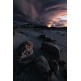 thumbnail image 2 of Ning, Aidong 23x32 Gold Ornate Wood Framed with Double Matting Museum Art Print Titled - Lightning Up, 2 of 4