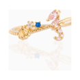 thumbnail image 1 of Bagues Animaux Marins pour Femmes Zircon Coloré Sterling, 1 of 5