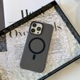 thumbnail image 5 of Magnetic Case for iPhone 15 Pro Max, for Magsafe -Translucent Hard Slim Magnet Protective Cover, 5 of 5