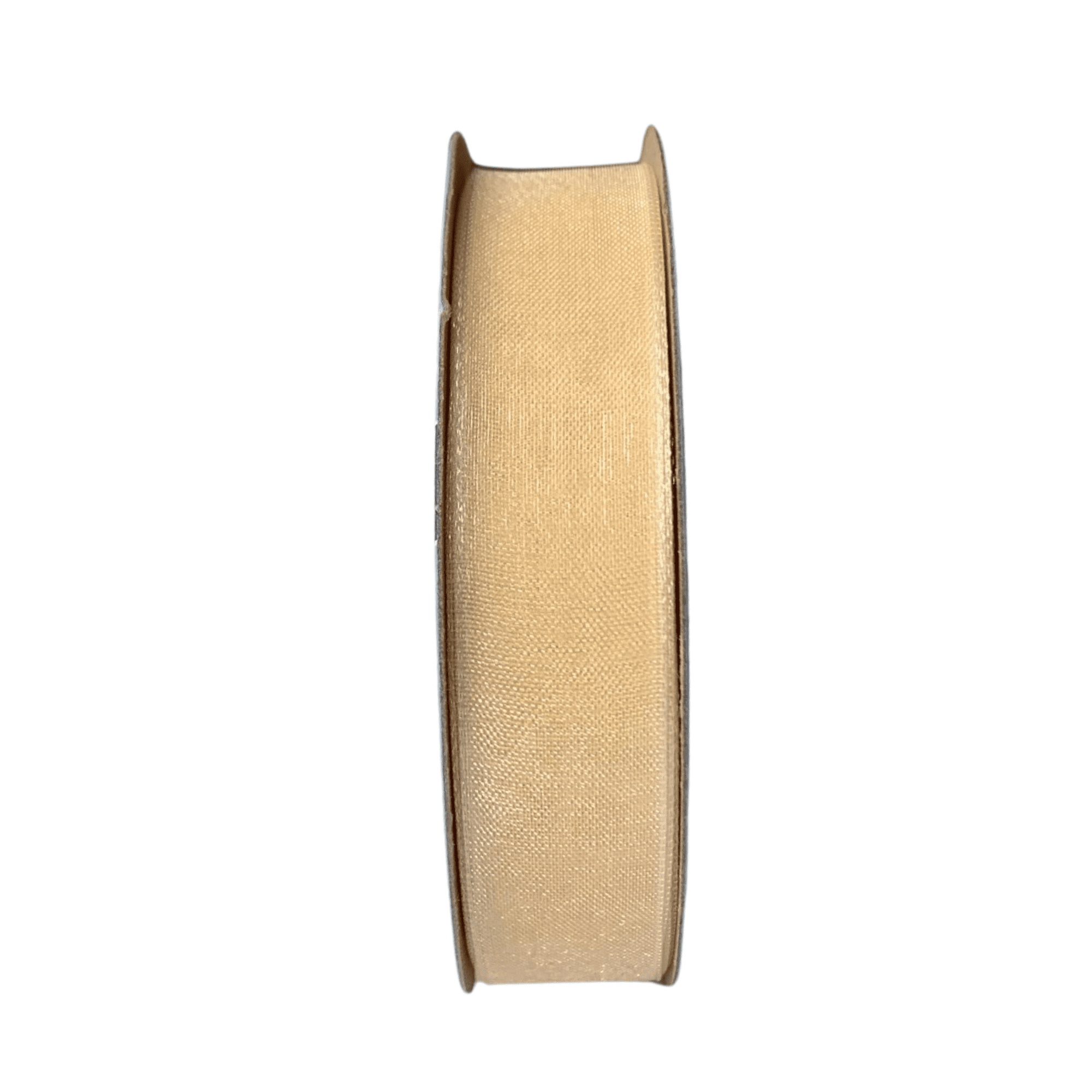 Wedding Bridal Shower Gift Basket Ivory Shimmer Sheer Organza Ribbon– 5/8” x 25 Yards Fall Decor Aisle Decoration Reception