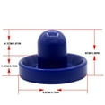 thumbnail image 4 of fastboy Poussoirs de Hockey sur Air Palettes de Hockey sur Air Bonne Finition Résine Accessoires de Hockey sur Air Remplacement pour Table de Jeu Bleu et Rouge, 4 of 8