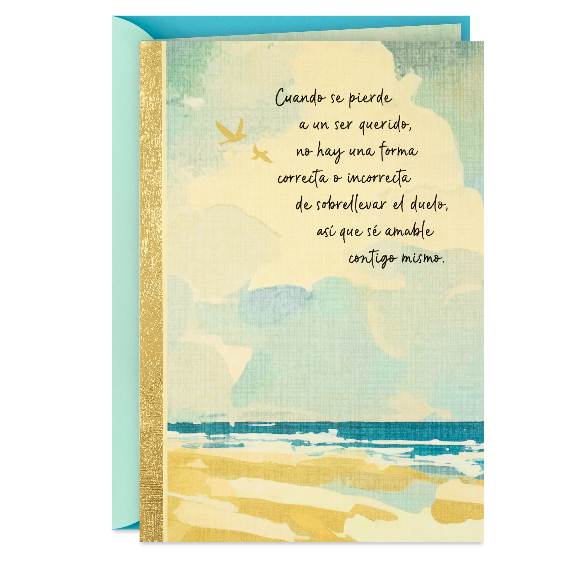 Hallmark VIDA Spanish-Language Sympathy Card (Be Gentle With Yourself)
