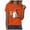 Orange, variant on TOWED22 Fall Shirts for Women Casual Cute Pumpkin Ghost with Coffee Graphic T-Shirts Novelty Halloween Tee Autumn Thanksgiving Tops(Navy,XXL)