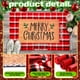 thumbnail image 3 of Juego de alfombras Duraaamo Christmas Door, 40 x 70 cm, alfombra a cuadros, 60 x 90 cm, 3 of 6