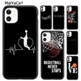 thumbnail image 2 of MaiYaCa-Coque de téléphone dehors Love Basketball Bergame, coque pour iPhone 14, SE, 6s, 7, 8 Plus, Poly XS, 11, 12, 13 Pro Max, Samsung S21, S22 Ultra qiuyongming unisex, 2 of 2